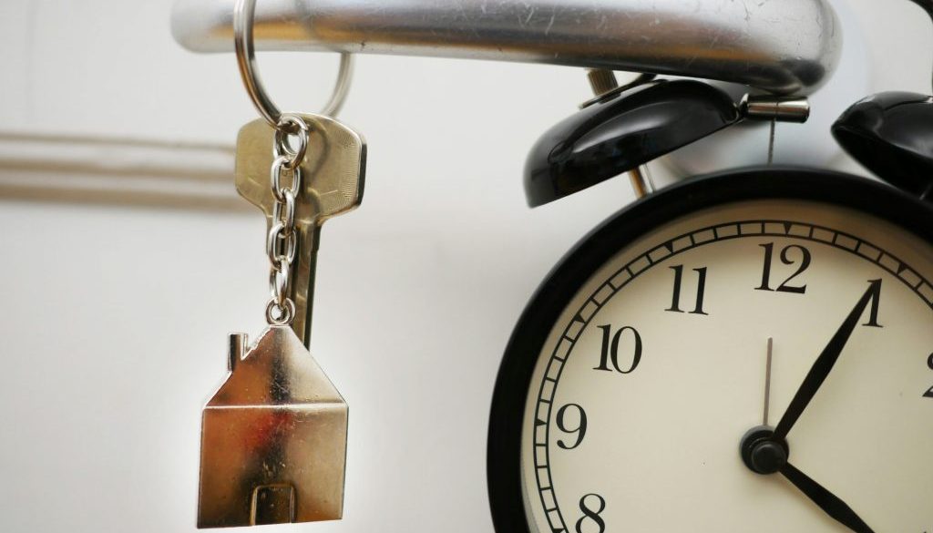 home, clock, keys