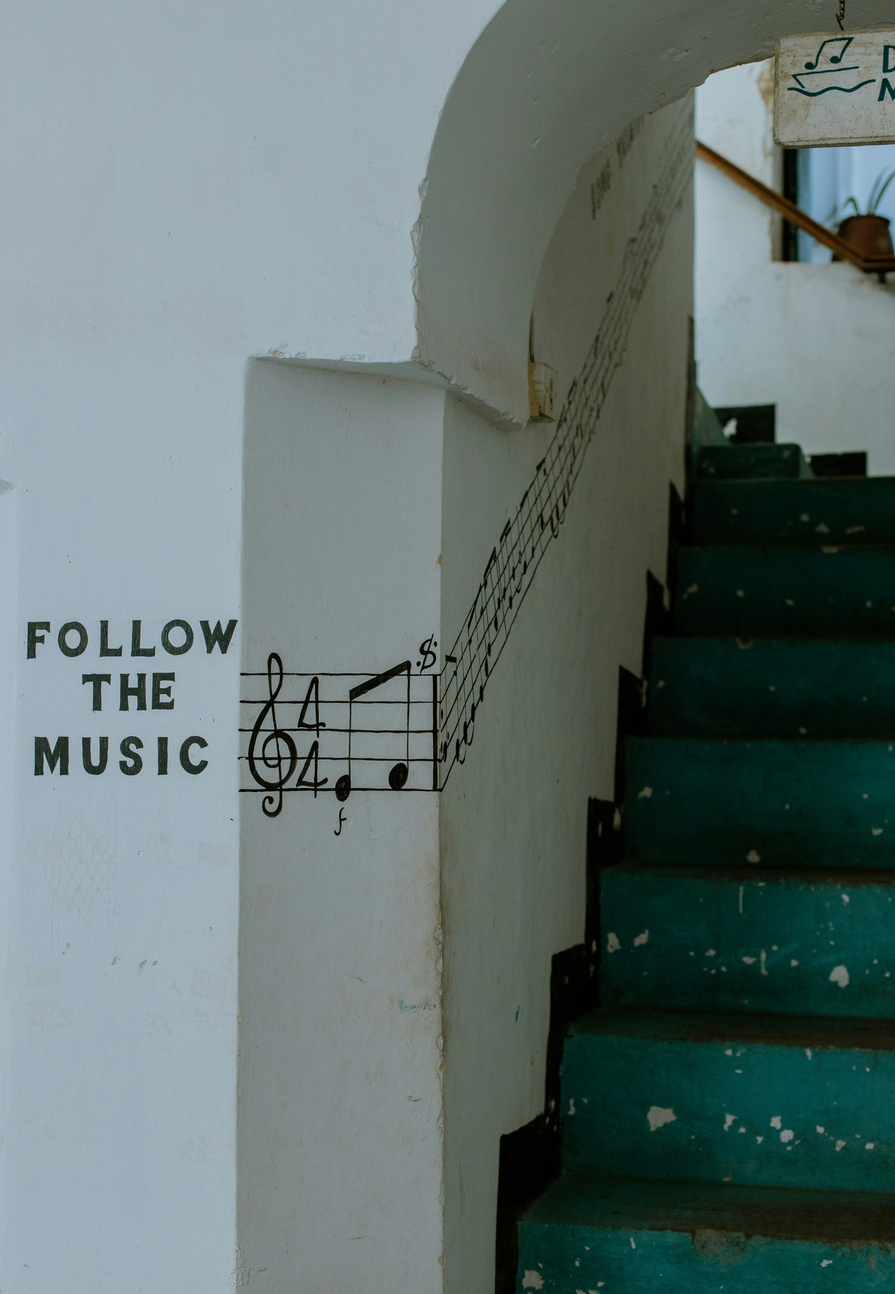 Follow the pathway and enjoy the sweet silence of music